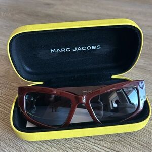 Marc Jacobs Burgundy Sunglasses- Cat eye Style